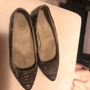 GUC “snake” embossed heels from Aldo.